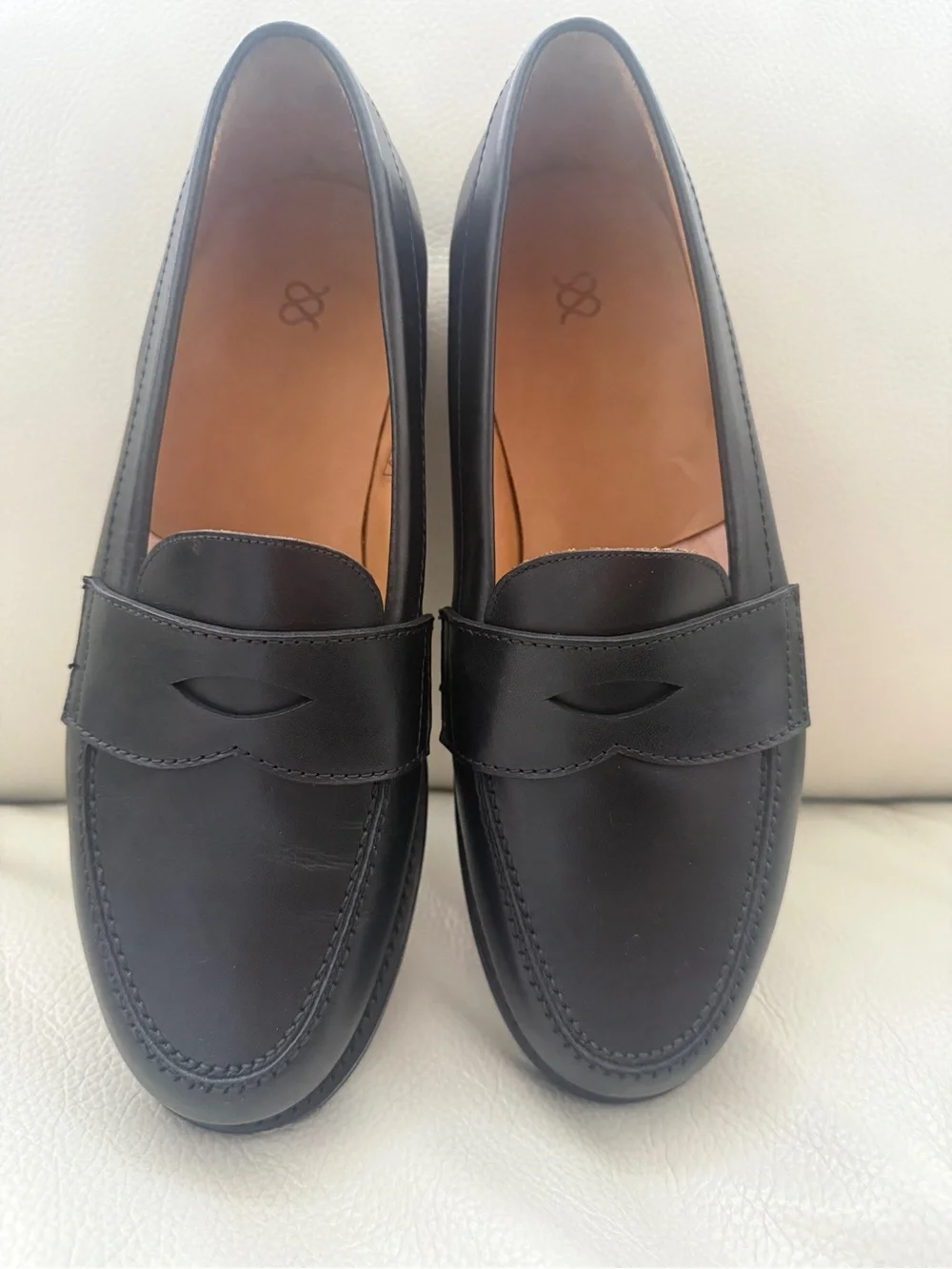 MORJAS The Ivy loafer  Black Sz 8.5 Moccasin Rubber Sole $420 Slipper